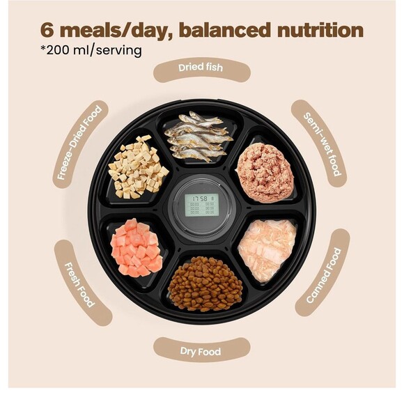 New Bemoony Automatic Pet Cat Feeder Wet Food Dispenser with Ice Packs Timer - Picture 6 of 16